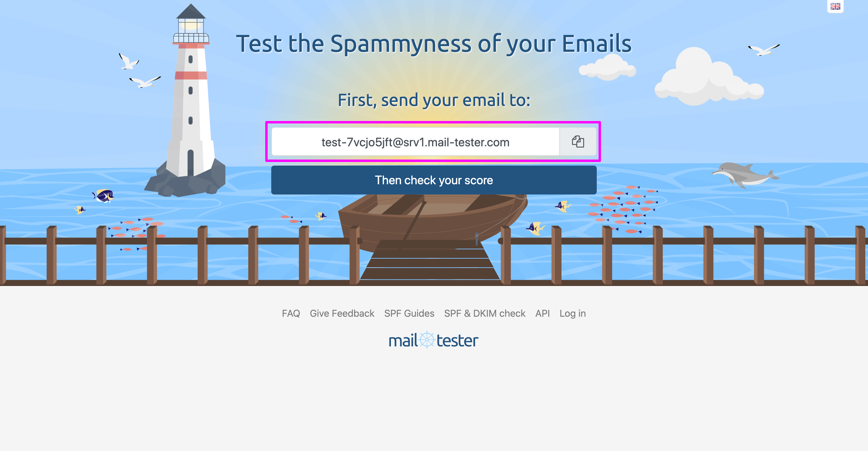 Using MailTester, checking email spammyness before sending bulk emails.