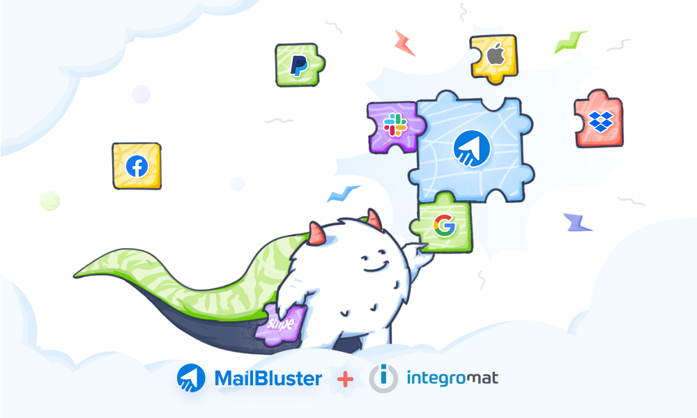 Connect thousands of popular apps & services with MailBluster via Integromat