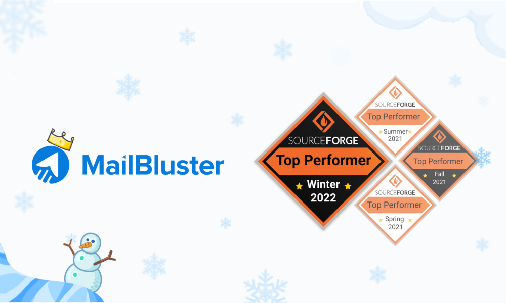 MailBluster Recognized as a 2022 Top Performer in Business Software by SourceForge