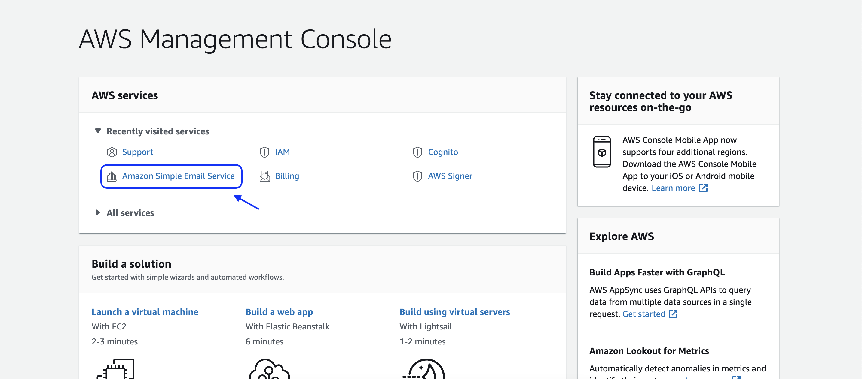 How to Set Up AWS Simple Email Service