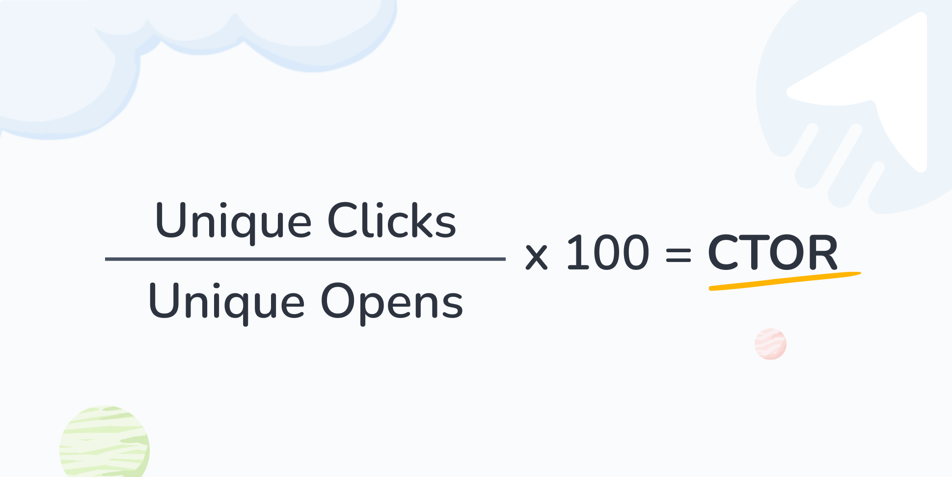 CTOR (Click to open rate) Measurement Formula