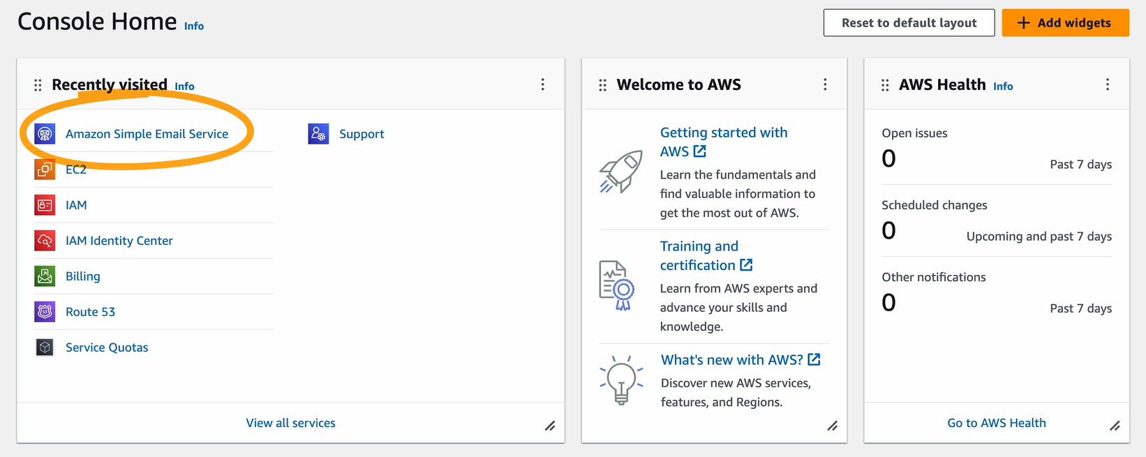 aws create email domain