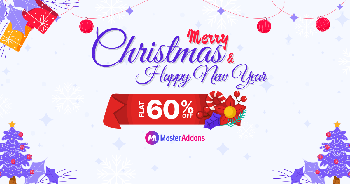 Christmas and New Year deals from Master Addons.