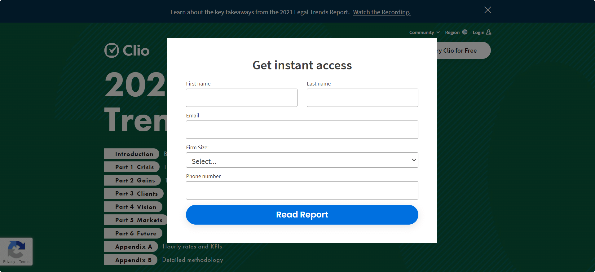 Gated Content Example