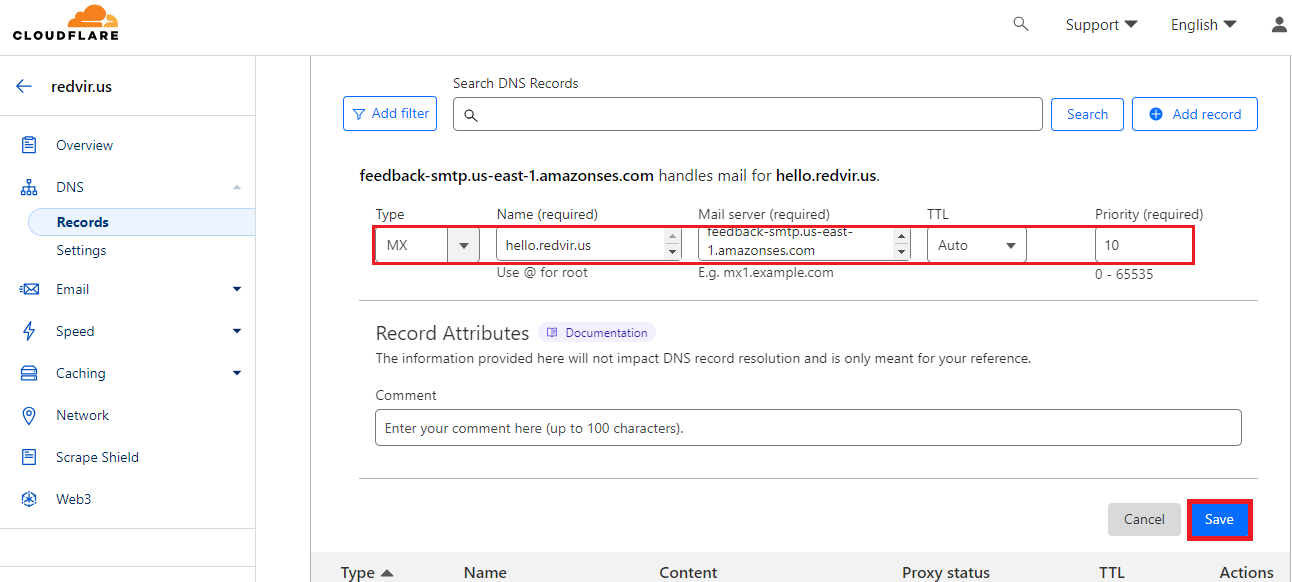 CUSTOM MAIL FROM domain values adding