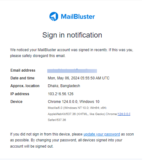 MailBluster’s triggered email
