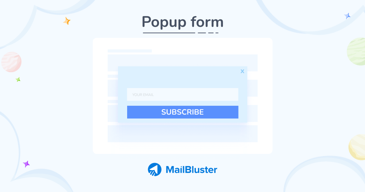 Pop up form