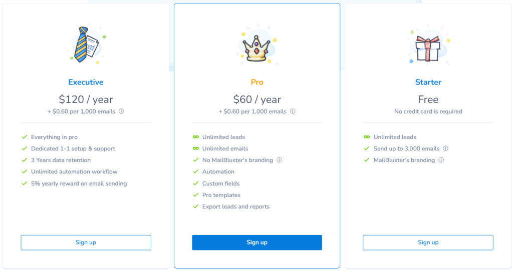 MailBluster Pricing