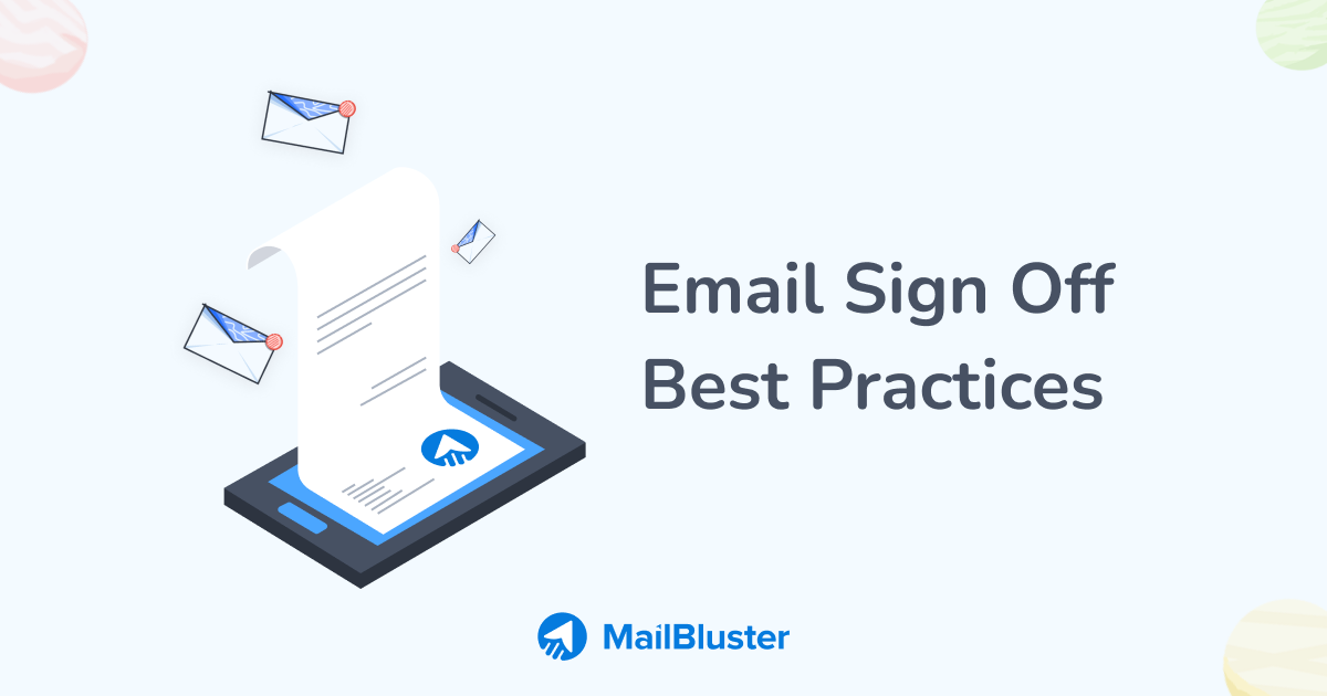 Best practices of email sign off