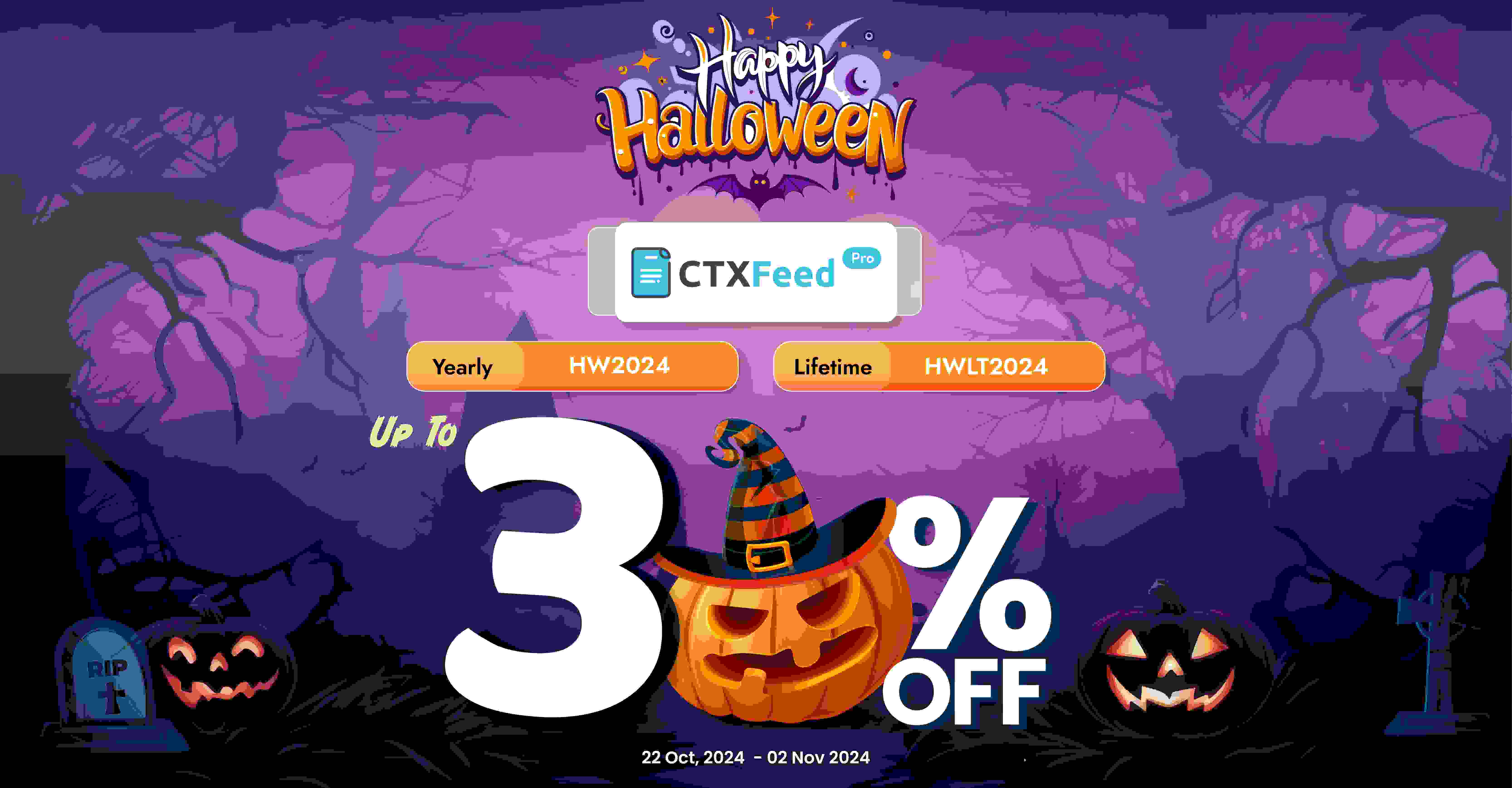 CTX feed Halloween deal