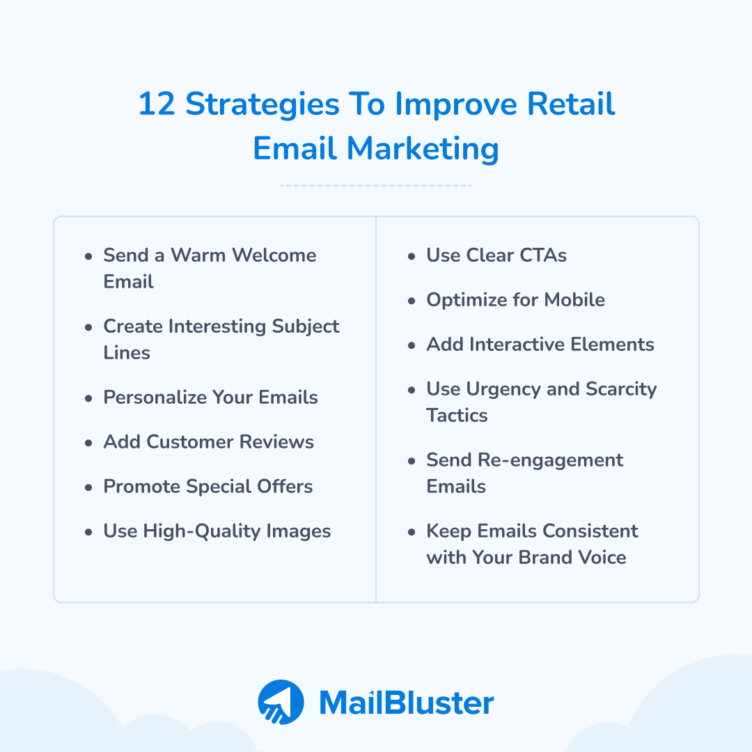 12 Strategies to Improve Retail Email Marketing.