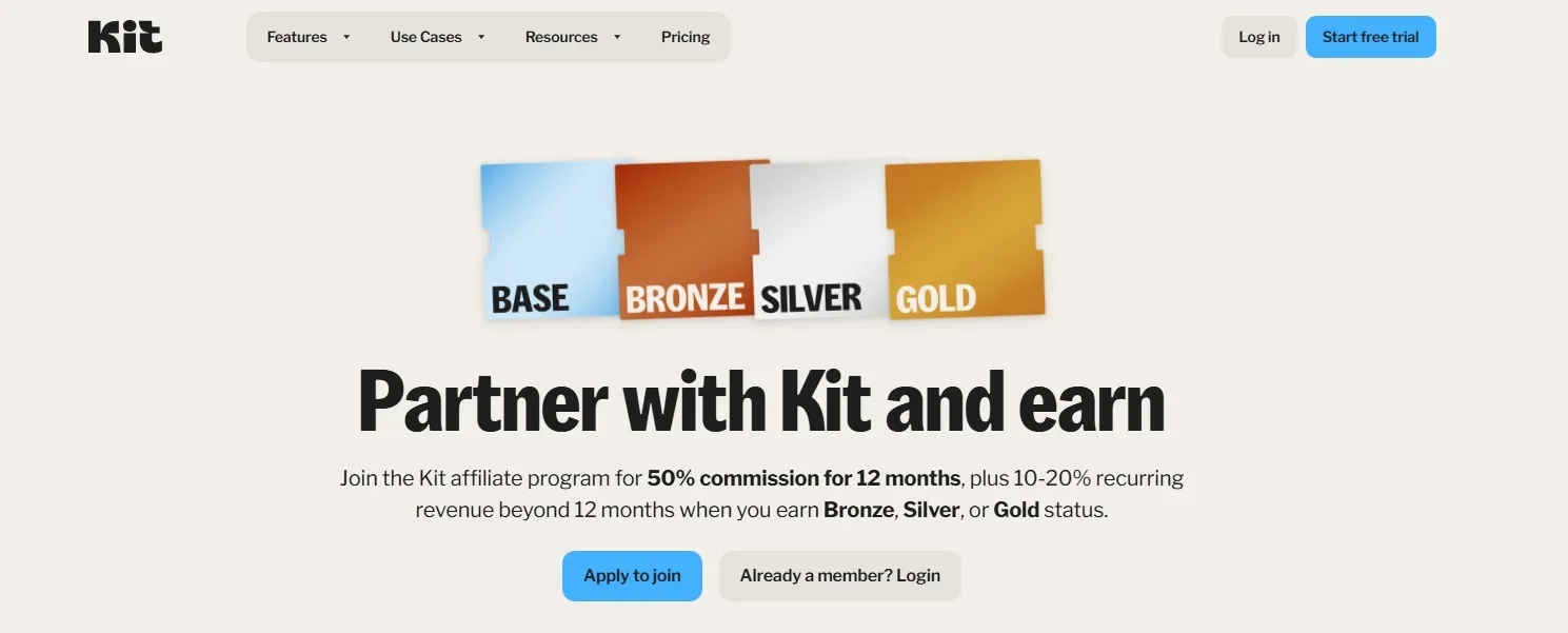 Kit affiliate program