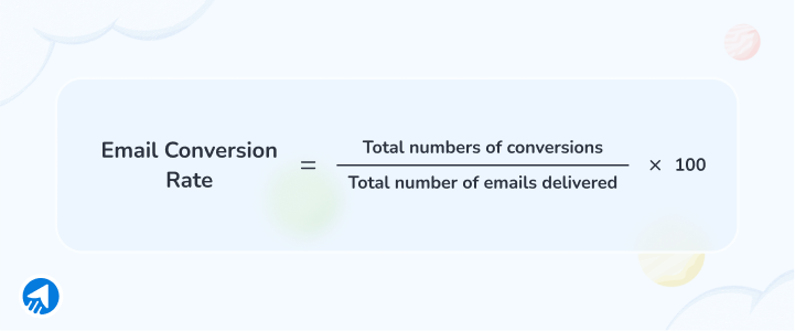 Email conversion rate formula
