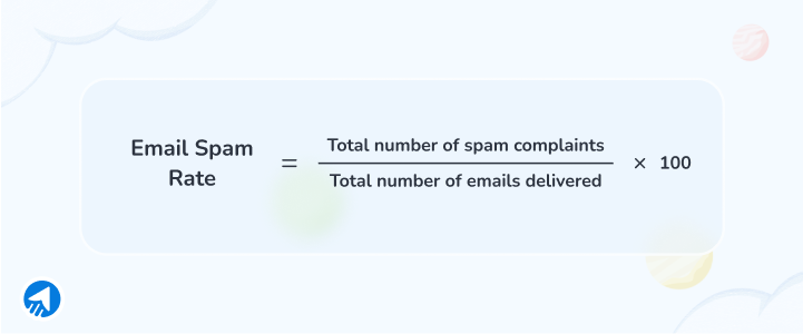 Email spam rate formula