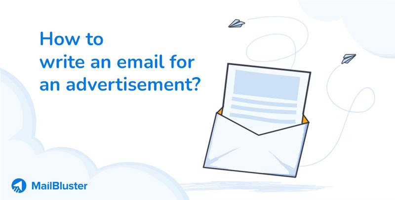 how to write an email advertisement