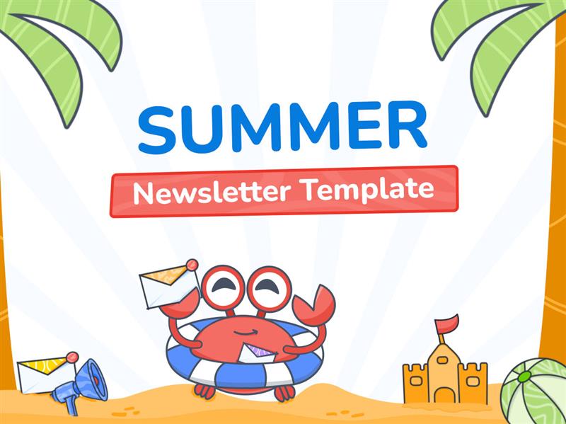 Summer Newsletter Template: Use MailBluster’s Premade Ones
