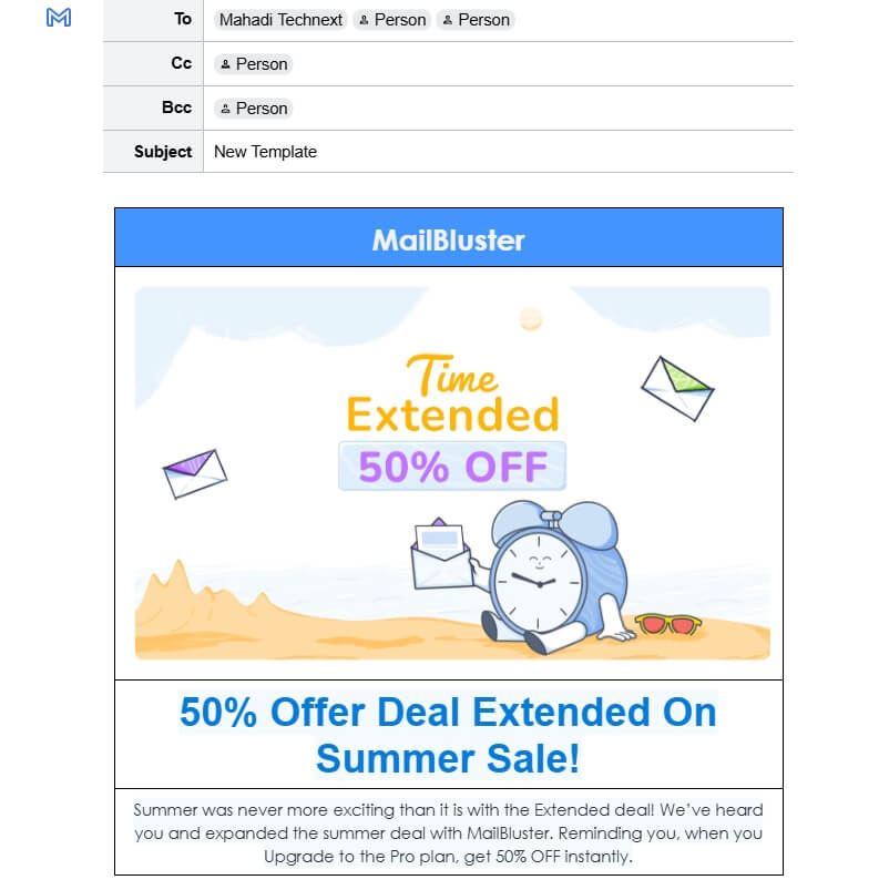 email template creation on Google Docs
