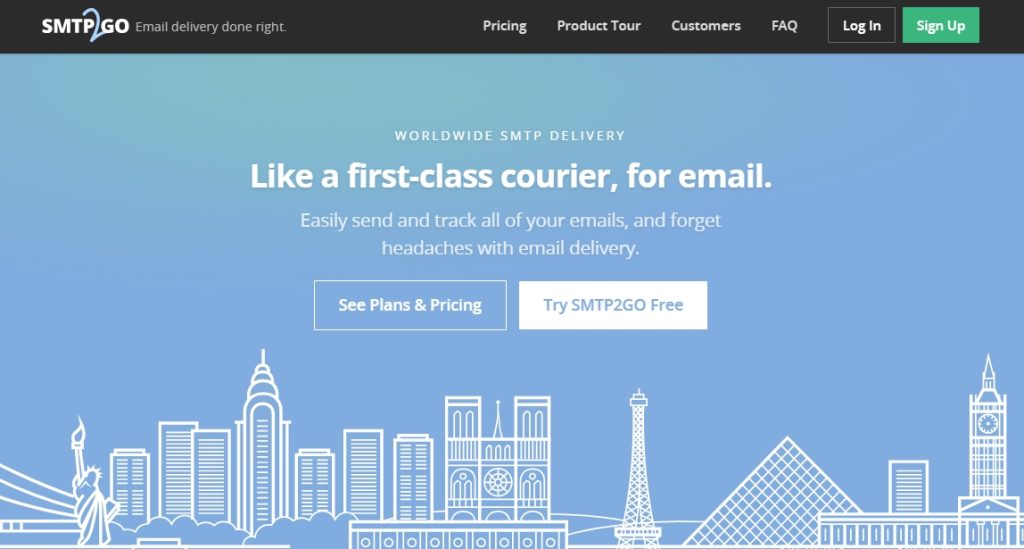 SMTP2GO Homepage
