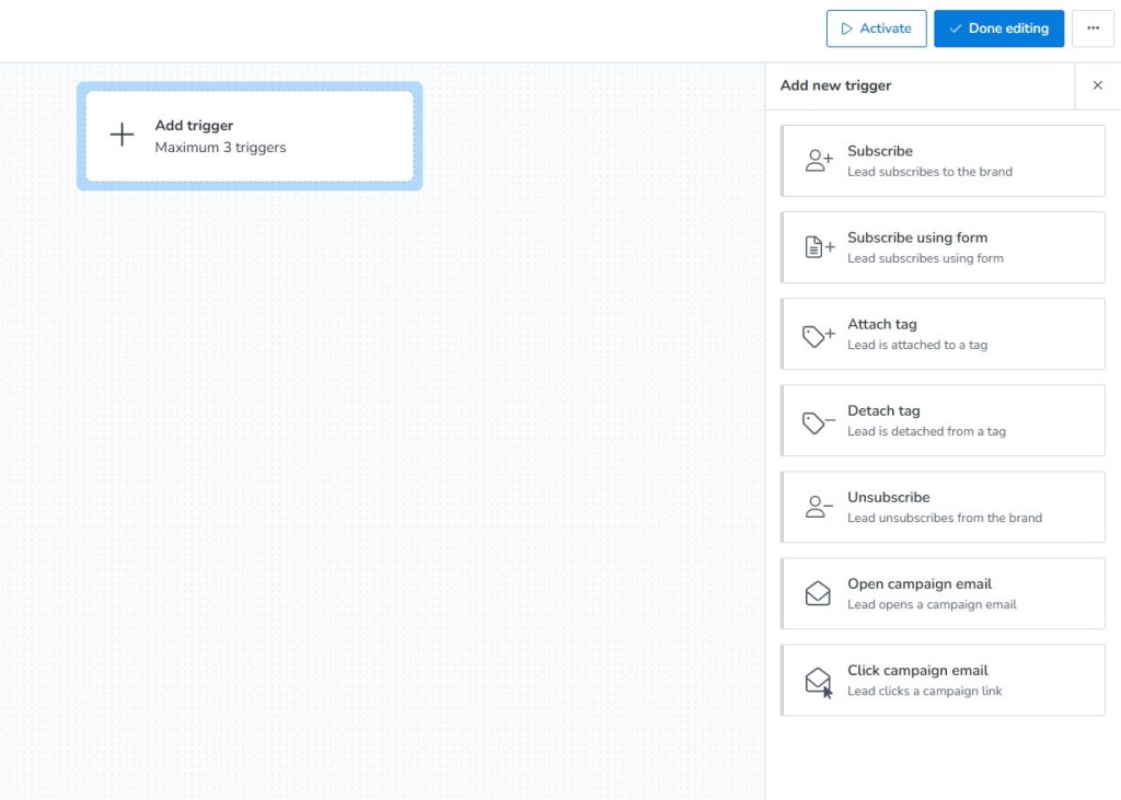 New automation features: Triggers