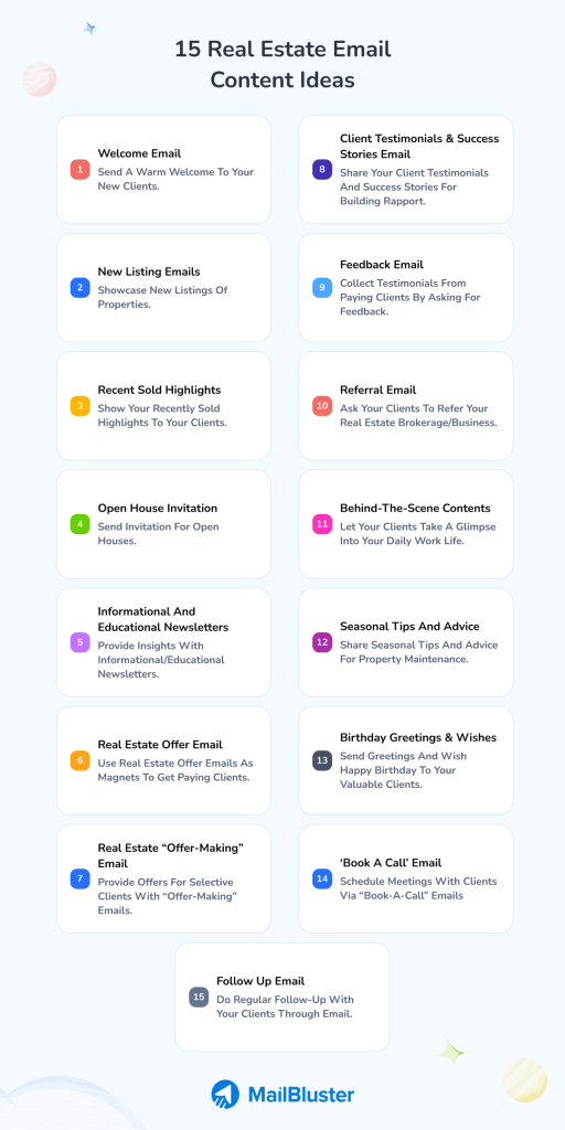 15 Real Estate Email Content Ideas
