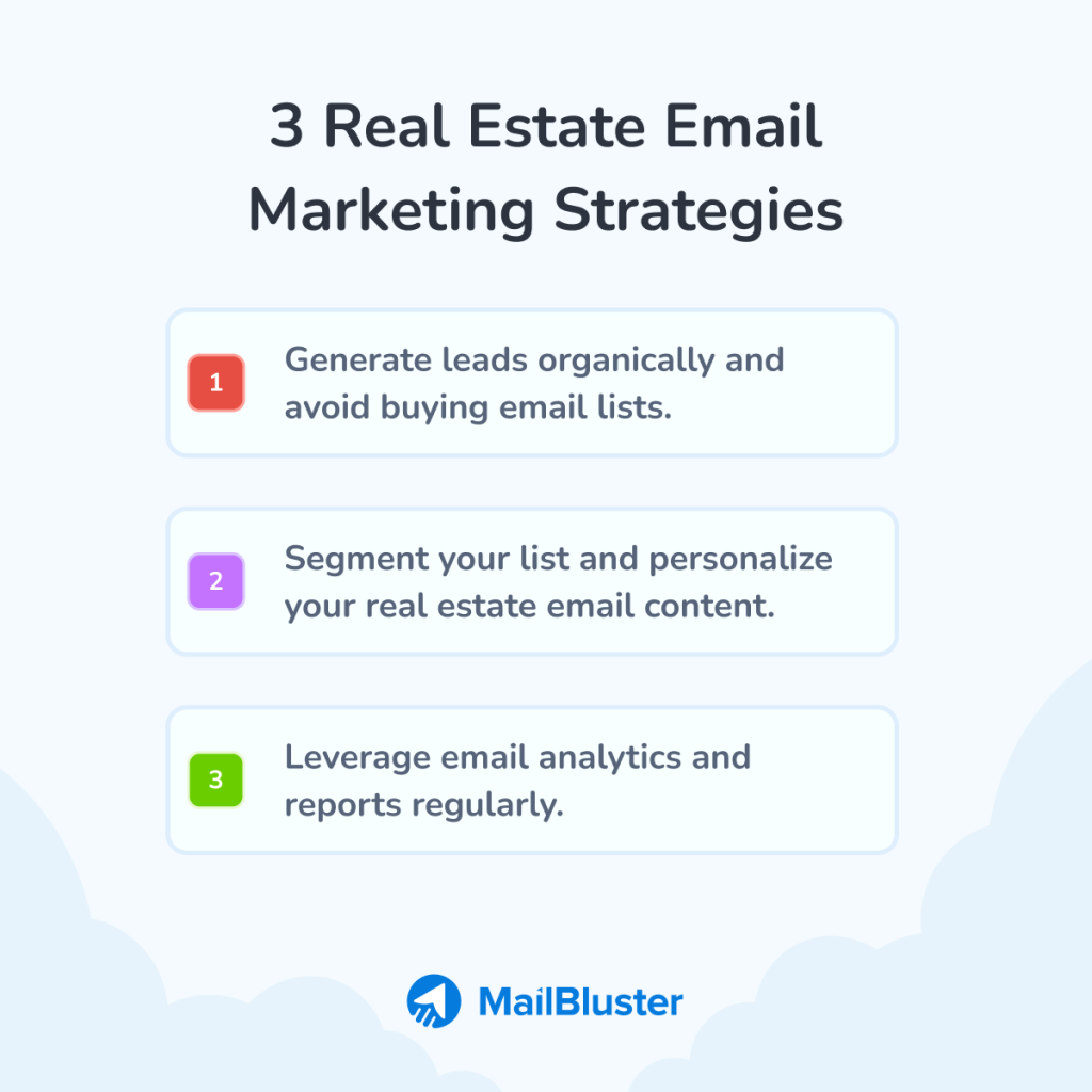 3 Real Estate Email Marketing Strategies