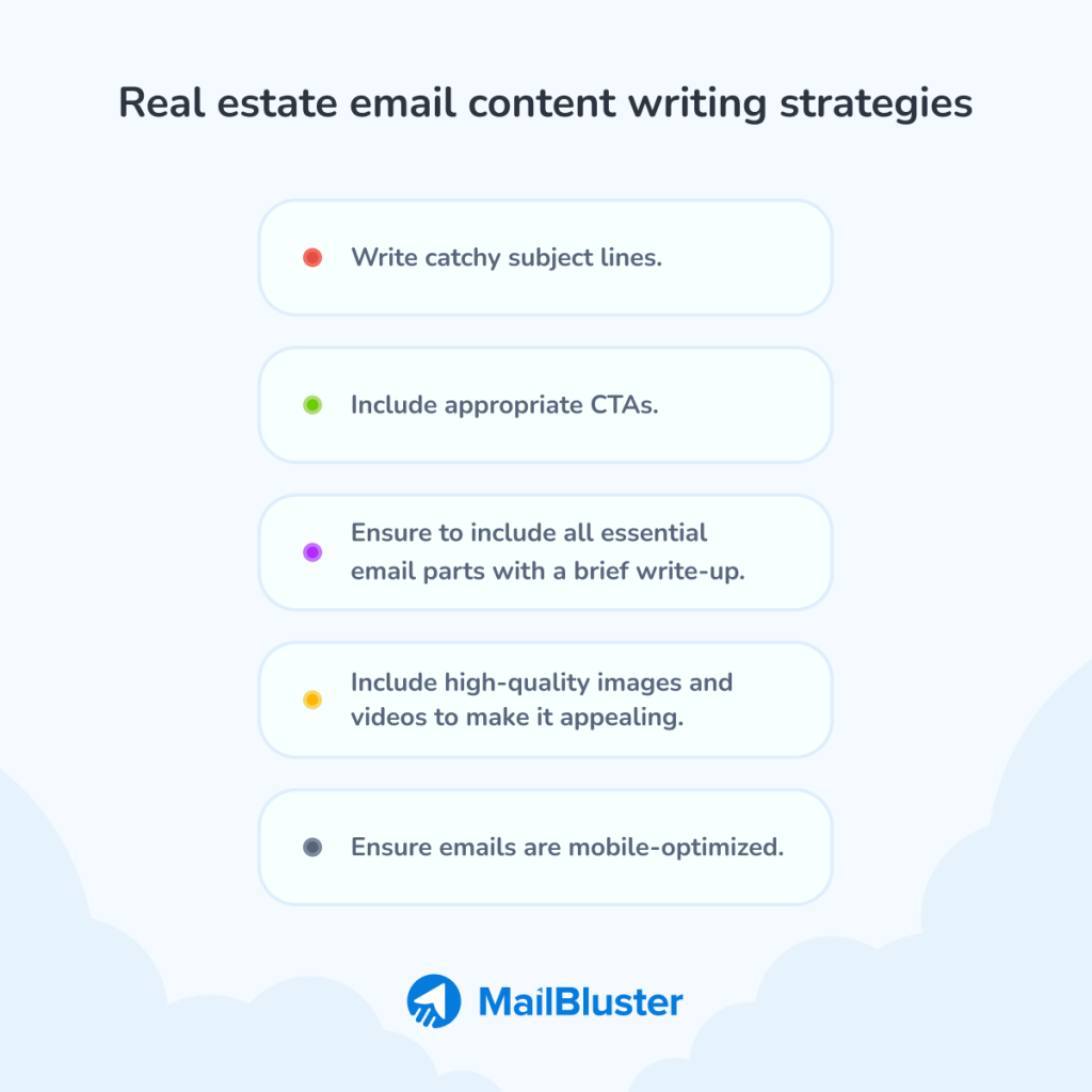 Real Estate Email Content Writing Strategies