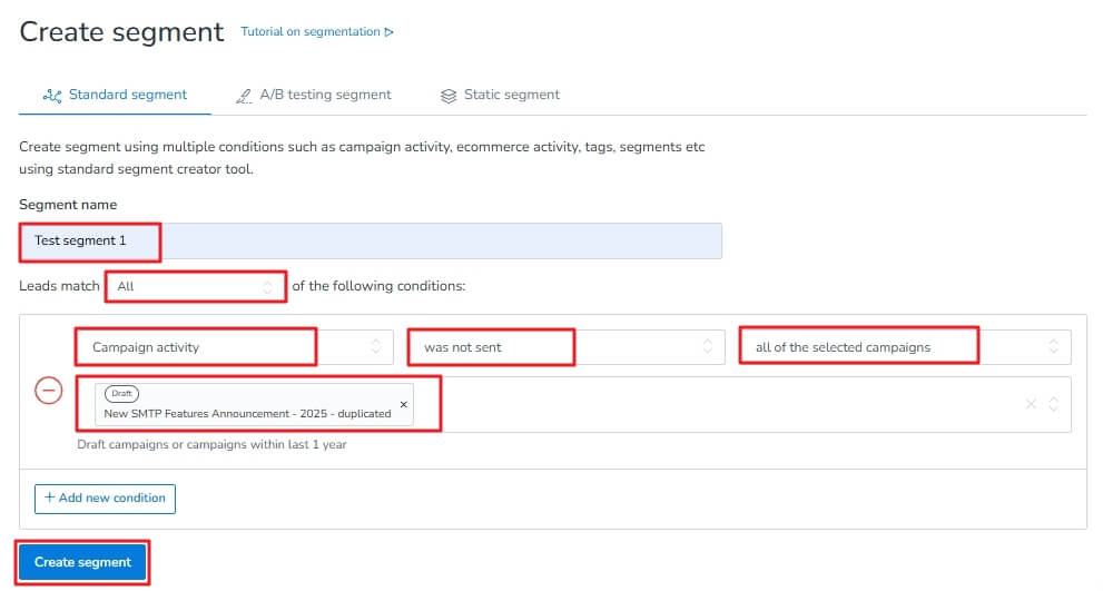 Campaign Activity on MailBluster