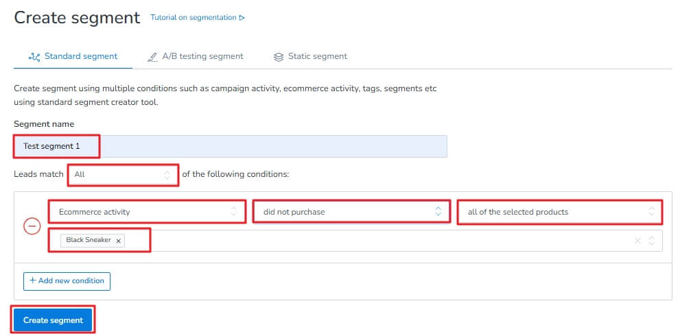 Ecommerce activity