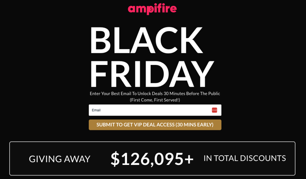 AmpiFire BFCM deals