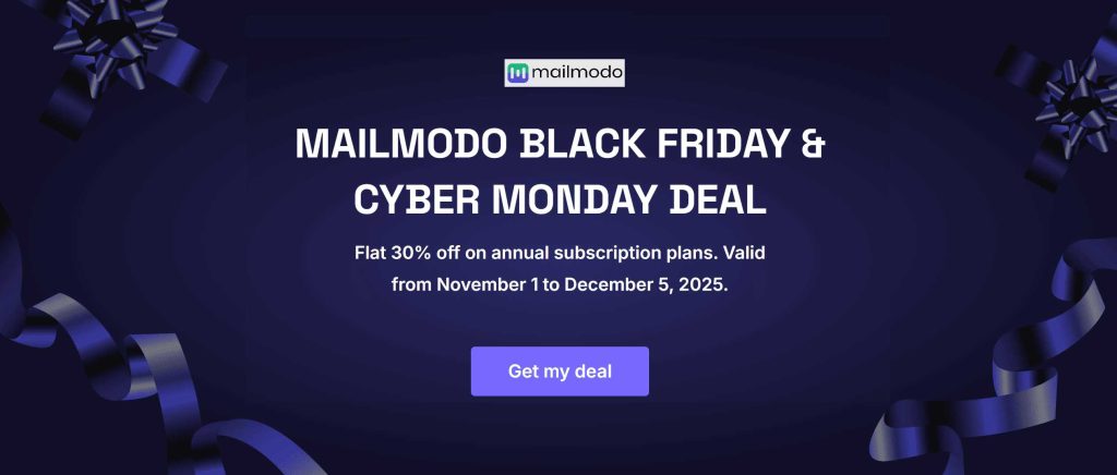 Mailmodo BFCM deals