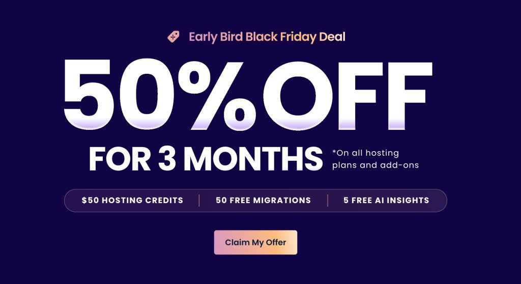 Cloudways Managed Hosting BFCM deals