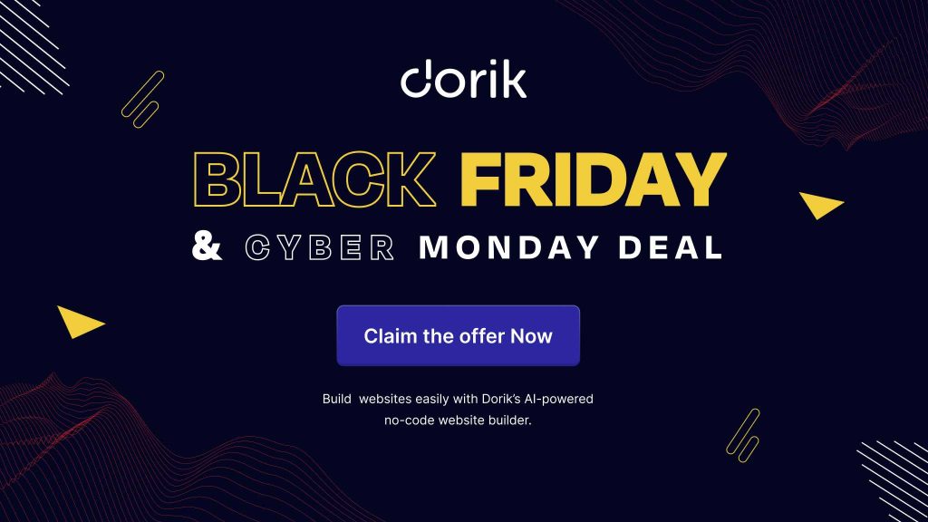 Dorik Black Friday Banner 2025