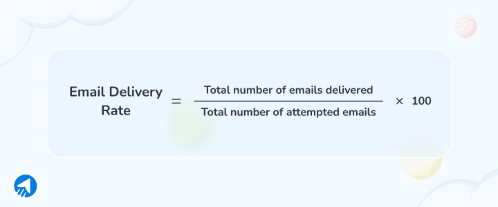Email delivery rate formula