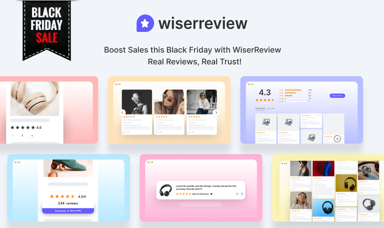 WiserReview Black Friday sale