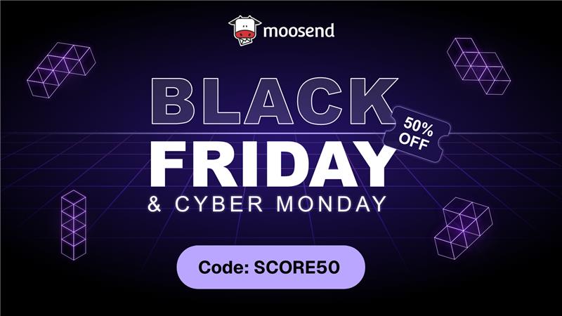 Moosend BFCM deals