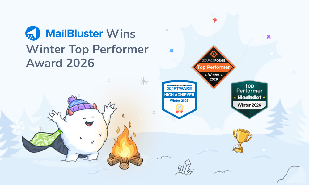 MailBluster Wins the Winter 2026 Top Performer Award: SourceForge