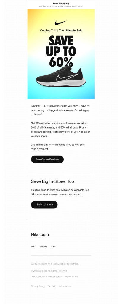 Milestone & Activity Emails by reallygoodemails