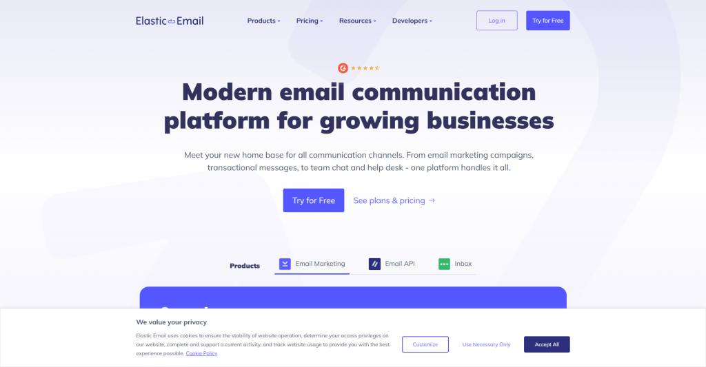 Elastic email