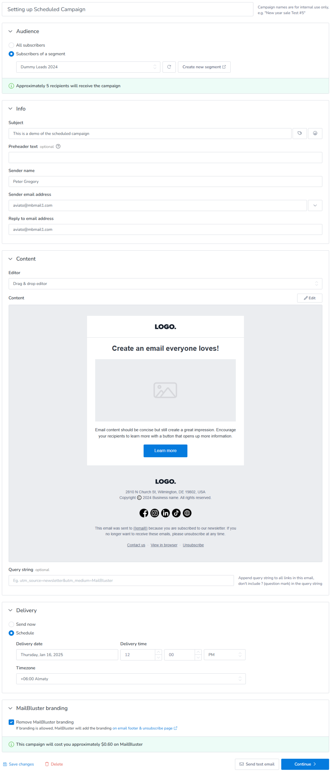 cancel schehdule