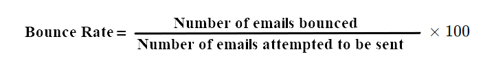 Bounce Rate Formula