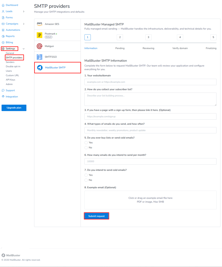 Click on get started